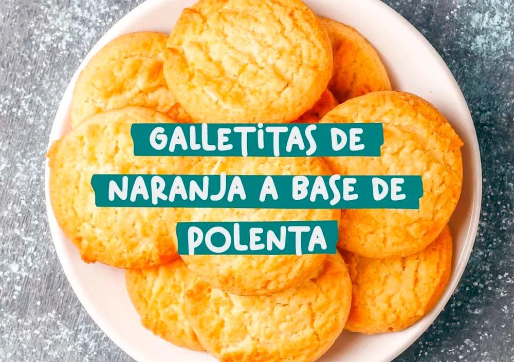 Galletitas de naranja a base de Polenta