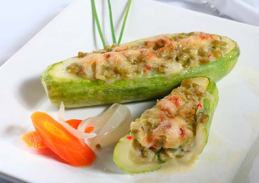 Vegetales rellenos con Arvejas partidas Egran